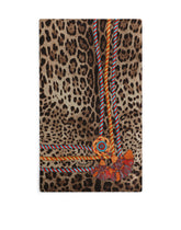 Printed silk scarf (140x200) - | Dolce & Gabbana