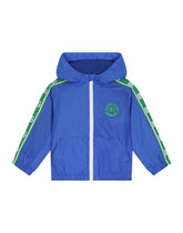 Nylon jacket with DG logo band - | Dolce & Gabbana