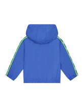 Nylon jacket with DG logo band - | Dolce & Gabbana