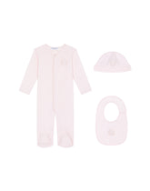 3-piece jersey gift set with DG laurel patch - | Dolce & Gabbana