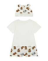 2-piece gift set in baby leopard-print jersey - | Dolce & Gabbana