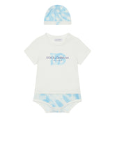 2-piece tie-dye jersey gift set with DG logo - | Dolce & Gabbana
