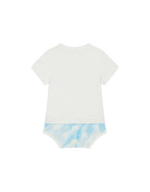 2-piece tie-dye jersey gift set with DG logo - | Dolce & Gabbana