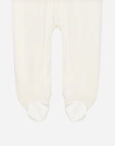 Interlock onesie with duchesse details - | Dolce & Gabbana