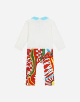 3-piece gift set in Carretto-print jersey - | Dolce & Gabbana