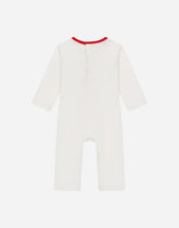 3-piece jersey gift set with Carretto print and contrasting piping - | Dolce & Gabbana