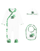 3-piece gift set in banana-tree-print jersey - | Dolce & Gabbana