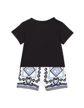 2-piece gift set in Marina-print jersey - | Dolce & Gabbana
