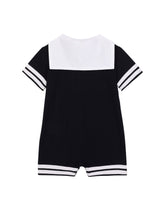 Jersey onesie with front pocket - | Dolce & Gabbana