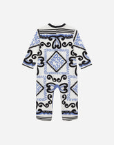 3-piece gift set in Marina-print jersey - | Dolce & Gabbana