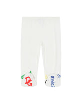 Love-print chenille pants with feet - | Dolce & Gabbana