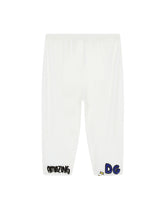 Love-print chenille pants with feet - | Dolce & Gabbana