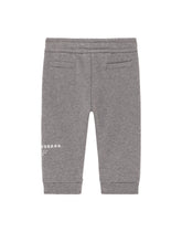 Jersey jogging pants with logo print - | Dolce & Gabbana