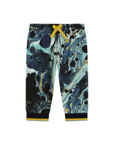 Jersey jogging pants with marbled print - | Dolce & Gabbana