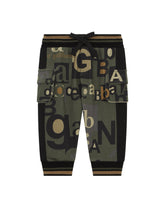Jersey jogging pants with logo print - | Dolce & Gabbana