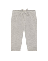 Jersey jogging pants with DG logo print - | Dolce & Gabbana