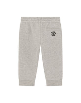 Jersey jogging pants with DG logo print - | Dolce & Gabbana