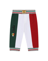 Jersey jogging pants with Italy DG logo - | Dolce & Gabbana