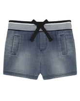 Jersey denim jogging shorts - | Dolce & Gabbana