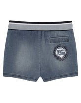 Jersey denim jogging shorts - | Dolce & Gabbana