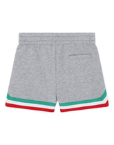 Jersey jogging shorts with DG logo print - | Dolce & Gabbana