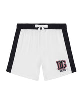 Jersey jogging shorts with DG Sport embroidery - | Dolce & Gabbana