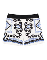 Jersey shorts with Marina print - | Dolce & Gabbana