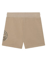 Jersey jogging shorts with coin print - | Dolce & Gabbana