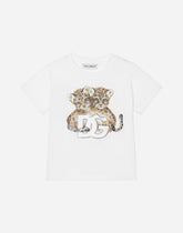 Short-sleeved jersey T-shirt with print - | Dolce & Gabbana