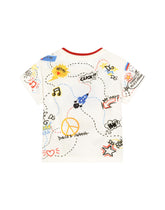 Jersey T-shirt with DG design print - | Dolce & Gabbana