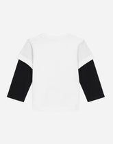 Jersey T-shirt with DG anchor print - | Dolce & Gabbana