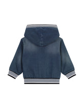 Jersey denim hoodie - | Dolce & Gabbana