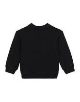 Jersey round-neck sweatshirt with DG anchor print - | Dolce & Gabbana