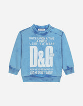 Jersey round-neck sweatshirt - | Dolce & Gabbana