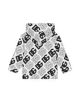 Jersey hoodie with DG logo print - | Dolce & Gabbana