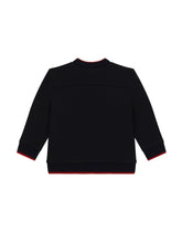 Zip-up jersey sweatshirt with DG logo band - | Dolce & Gabbana