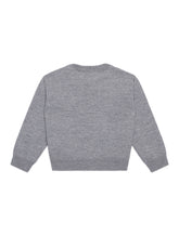 Crew neck wool sweater with heritage embroidery - | Dolce & Gabbana