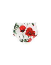 Poppy-print poplin dress - | Dolce & Gabbana