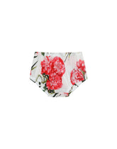 Short carnation-print poplin skirt - | Dolce & Gabbana