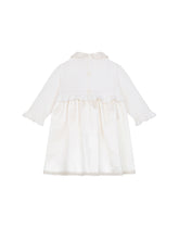 Duchesse and cashmere midi dress - | Dolce & Gabbana