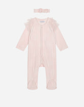 2-piece chenille gift set with jacquard logo - | Dolce & Gabbana