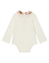 Long-sleeved babygrow with baby leopard print - | Dolce & Gabbana