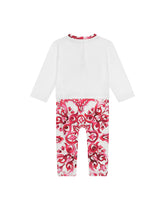 3-piece gift set in majolica-print jersey - | Dolce & Gabbana