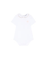 Jersey babygrow with DG embroidery - | Dolce & Gabbana