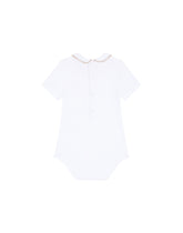 Jersey babygrow with DG embroidery - | Dolce & Gabbana