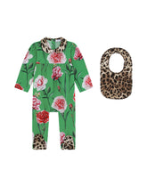2-piece gift set with carnation and leopard print - | Dolce & Gabbana
