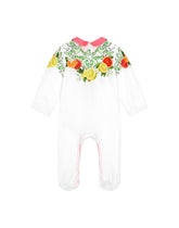 3-piece gift set in jersey with lemon and orange print - | Dolce & Gabbana