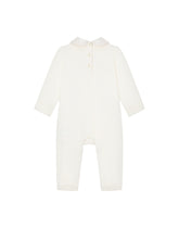 Jersey and duchesse onesie with DG embroidery - | Dolce & Gabbana