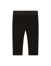 Interlock leggings with branded elastic - | Dolce & Gabbana