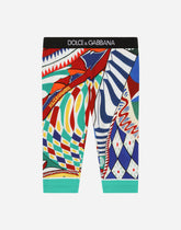 Carretto-print interlock leggings - | Dolce & Gabbana